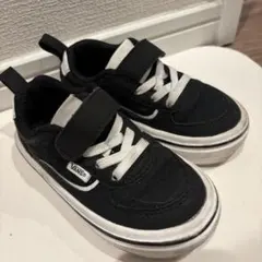 VANS ブラック スニーカー キッズサイズ