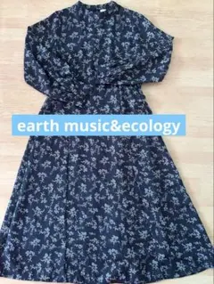 earth music&ecology 花柄ワンピース