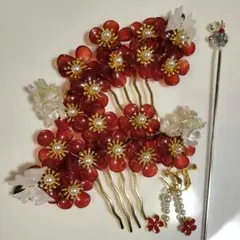 薬屋のひとりごと　猫猫 マオマオ　外出時の飾りセット