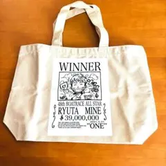 南野陽子 直筆サイン入り♪ 夜なべDEサイン トートバッグ レッド
