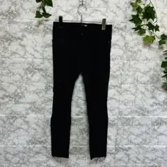 c35 アナップ　ダメージ加工 ブラックデニム パンツ　　ズボン　スキニーパンツ