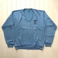 80's champion トリコタグ アクリル ニットセーター L アメリカ製のサムネイル