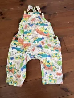 オーシャン＆グラウンド 地図柄オーバーオール 90cm