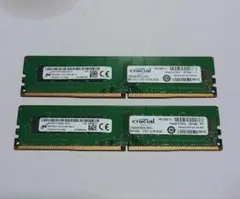 Crucial DDR4 2133 8GB ×2 計 16GB 【動作確認済】