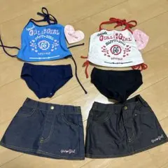Girl's Girl セパレート水着セット100cm110cm ２枚組セット