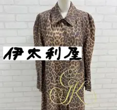 ■希少・未使用級■伊太利屋 スプリングコート レオパード 花 切り替え 11号 キングスター ポリエステルミシン刺しゅう糸 2,000m×120d [見本