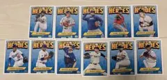 Topps Japan Edition MLB HEROES 11枚セット