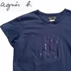 【好デザイン！】agnes b. アニエスベー Tシャツ チビT レザール