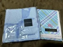 BURBERRY バーバリーハンカチ2枚セット【新品未使用】