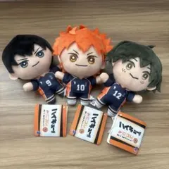 ハイキュー!! みにコレ！ぬいぐるみマスコット 日向翔陽 影山飛雄 山口忠