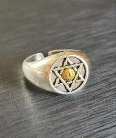 メンズリング　シルバー925刻印　ウェービーデザイン　メキシカン　ヴィンテージ