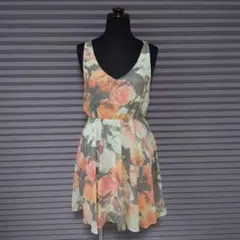 ■LIP SERVICE　花柄シフォンワンピース
