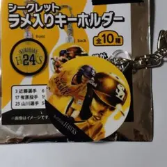ホークス　周東佑京選手キーホルダー