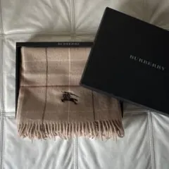 BURBERRYS バーバリー ウール100% ひざ掛け ストール 膝掛け