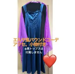 ディズニー 戴冠式 エルサ バウンドコーデ アクセ付き