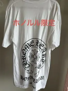 CHROME HEARTS ホワイトロンT美品 ハワイホノルル店購入 クロムハーツ Tシャツ L ハワイ ホノルル 限定 長袖 ホワイト 白
