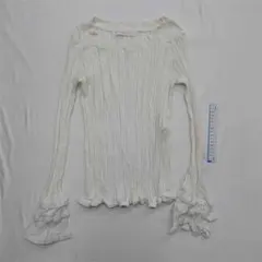 ■シーバイクロエ SeeByChloe フリルスリーブリブニットトップス