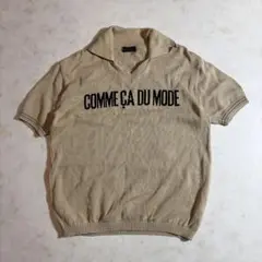 COMME CA DU MODE MEN 半袖ニット スキッパー Y2K Mのサムネイル