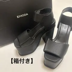 EMODA エモダ 厚底サンダル ブラック y2k ギャルサンダルのサムネイル