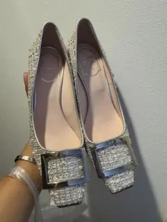 Roger Vivier ツイード パンプス バックルのサムネイル