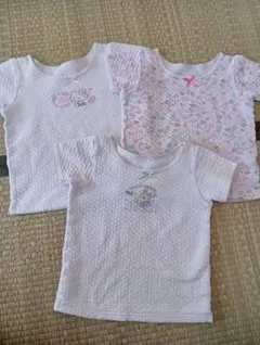 サンリオ　キルト　キルティング　肌着　下着　キティ　ハミングミント　120　②