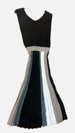 LIP SERVICE ノースリーブニットロングワンピース