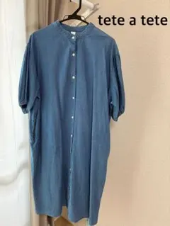 【新品タグ付】デニムワンピース　Mサイズ