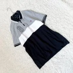 《トミーヒルフィガー》 (L) ロゴ刺繍ポロシャツ マルチカラー スポカジ ラフ