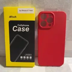 iPhone 6.7インチ専用ケース レッド