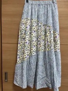 Samansa Mos2 花柄スカート
