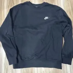【ナイキ】試着のみ未使用 フレンチテリー クルースウェット 男女兼用 裏起毛 L