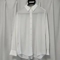 UNIQLO レーヨンブラウス 00ホワイト　Mサイズ