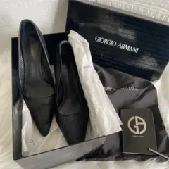 ARMANIジョルジオ・アルマーニ　ヒールパンプス　サイズ36   23.5cmのサムネイル