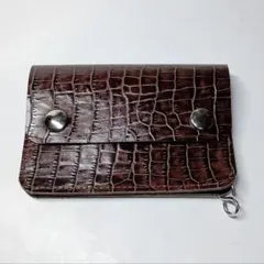 トラッカーウォレット　レザー　本革　ハンドメイド　バイカーウォレット
