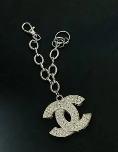 CHANEL CCロゴ キーチャームキーリング シルバー未使用新品