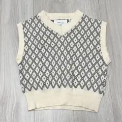 美品⭐︎キッズ　ニットベスト　120cm