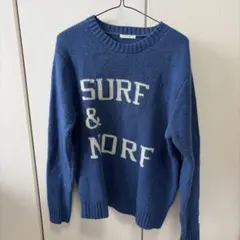 SURF & NORD ニットセーター 青　BAY FLOWのサムネイル