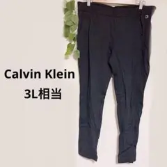 カルバンクライン 無地 レギンスパンツ XL 黒 綿 ビッグサイズ 部屋着のサムネイル