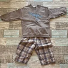 韓国　Lala land 恐竜プリント　トレーナーのみ