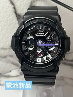 CASIO G-SHOCK GA-201ブラック　アナデジ 美品のサムネイル