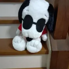 スヌーピー サングラス付きぬいぐるみ 約30cm　ジョー・クール