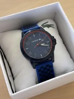 LACOSTE ネイビー クォーツ腕時計