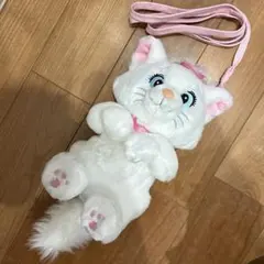 ディズニー　マリーちゃん　ぬいぐるみポシェット　マリー　おしゃれキャット
