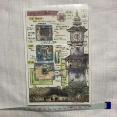 大判ポストカード　幽霊塔各層断面図　ジブリ美術館　☆ スタジオジブリ