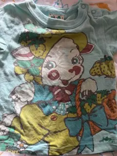 ウサギキャラクターTシャツ 水色