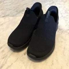SKECHERS スケッチャーズ スリップインズ 黒 スニーカー 22