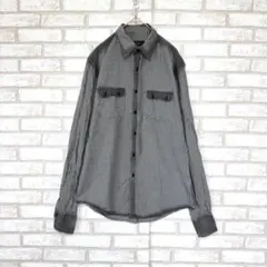 ZARA MEN ザラ メン　チェックシャツ　黒　S スリムフィットのサムネイル