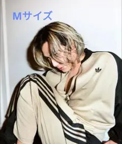 adidas ジャージ ルーズ メッシュ トラックトップ 藤井風 Mサイズ