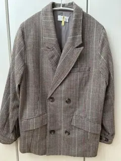 テーラードジャケット チェック