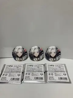 プロセカ　日野森雫　グリッター缶バッジ　グリ缶　8A 3点セット